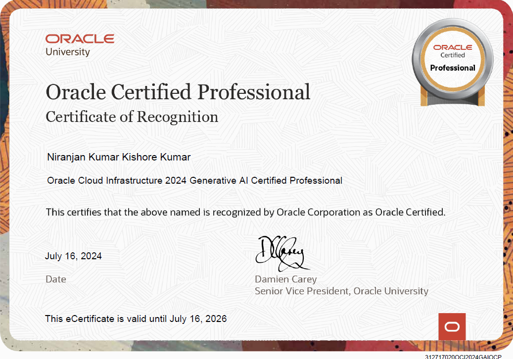 Oracle Certification